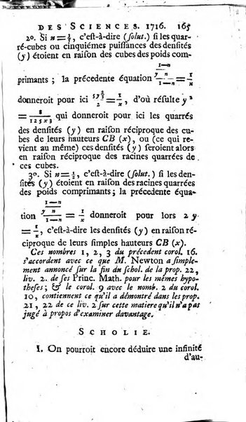 Histoire de l'Académie royale des sciences avec les Mémoires de mathematique & de physique, pour la même année, tires des registres de cette Académie.