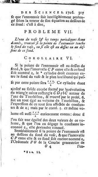 Histoire de l'Académie royale des sciences avec les Mémoires de mathematique & de physique, pour la même année, tires des registres de cette Académie.