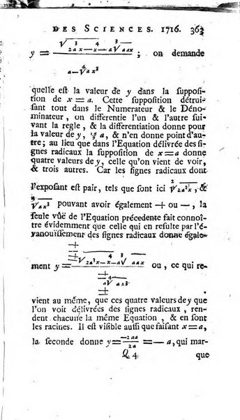 Histoire de l'Académie royale des sciences avec les Mémoires de mathematique & de physique, pour la même année, tires des registres de cette Académie.