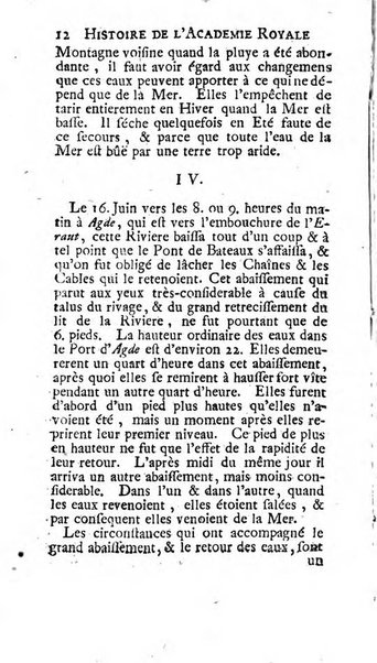 Histoire de l'Académie royale des sciences avec les Mémoires de mathematique & de physique, pour la même année, tires des registres de cette Académie.