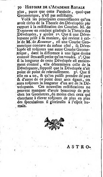 Histoire de l'Académie royale des sciences avec les Mémoires de mathematique & de physique, pour la même année, tires des registres de cette Académie.