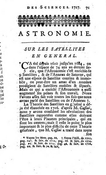 Histoire de l'Académie royale des sciences avec les Mémoires de mathematique & de physique, pour la même année, tires des registres de cette Académie.