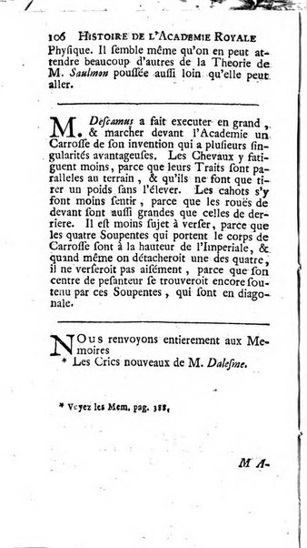 Histoire de l'Académie royale des sciences avec les Mémoires de mathematique & de physique, pour la même année, tires des registres de cette Académie.