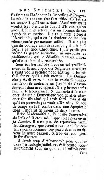 Histoire de l'Académie royale des sciences avec les Mémoires de mathematique & de physique, pour la même année, tires des registres de cette Académie.