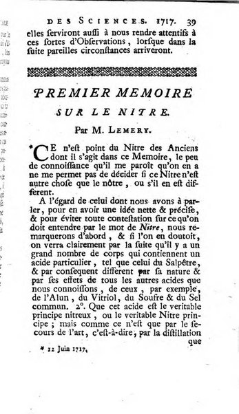 Histoire de l'Académie royale des sciences avec les Mémoires de mathematique & de physique, pour la même année, tires des registres de cette Académie.