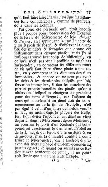 Histoire de l'Académie royale des sciences avec les Mémoires de mathematique & de physique, pour la même année, tires des registres de cette Académie.