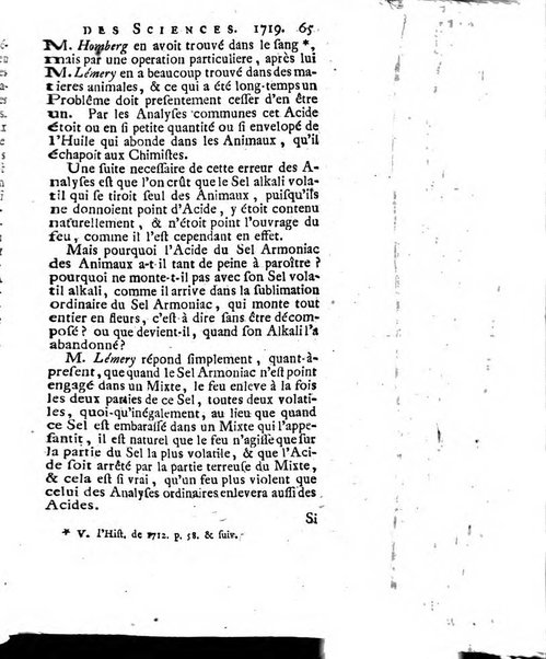 Histoire de l'Académie royale des sciences avec les Mémoires de mathematique & de physique, pour la même année, tires des registres de cette Académie.