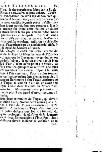 Histoire de l'Académie royale des sciences avec les Mémoires de mathematique & de physique, pour la même année, tires des registres de cette Académie.