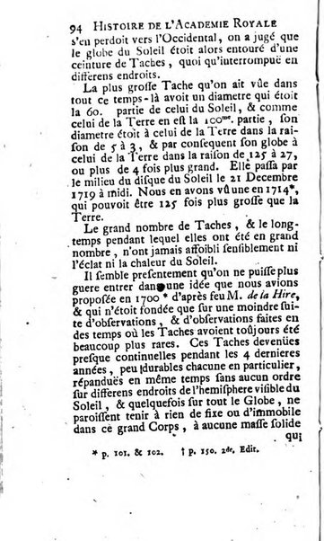 Histoire de l'Académie royale des sciences avec les Mémoires de mathematique & de physique, pour la même année, tires des registres de cette Académie.