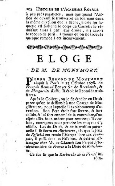 Histoire de l'Académie royale des sciences avec les Mémoires de mathematique & de physique, pour la même année, tires des registres de cette Académie.