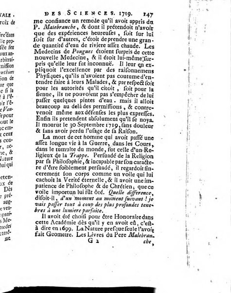 Histoire de l'Académie royale des sciences avec les Mémoires de mathematique & de physique, pour la même année, tires des registres de cette Académie.