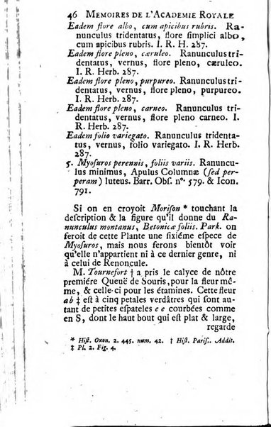 Histoire de l'Académie royale des sciences avec les Mémoires de mathematique & de physique, pour la même année, tires des registres de cette Académie.