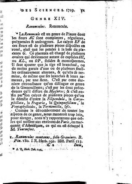 Histoire de l'Académie royale des sciences avec les Mémoires de mathematique & de physique, pour la même année, tires des registres de cette Académie.