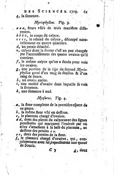 Histoire de l'Académie royale des sciences avec les Mémoires de mathematique & de physique, pour la même année, tires des registres de cette Académie.