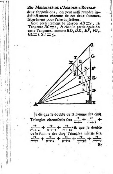 Histoire de l'Académie royale des sciences avec les Mémoires de mathematique & de physique, pour la même année, tires des registres de cette Académie.