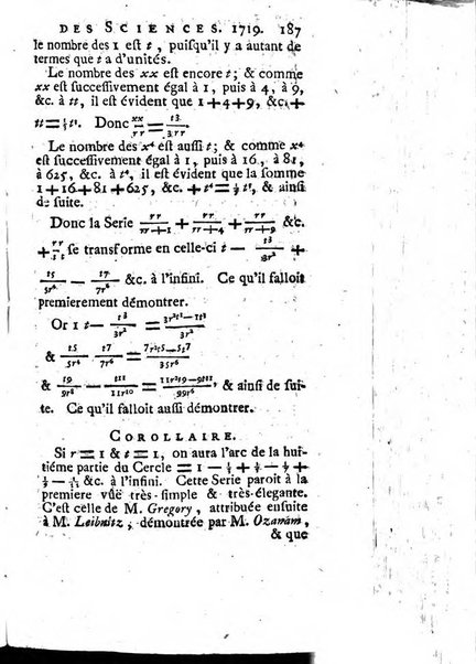 Histoire de l'Académie royale des sciences avec les Mémoires de mathematique & de physique, pour la même année, tires des registres de cette Académie.