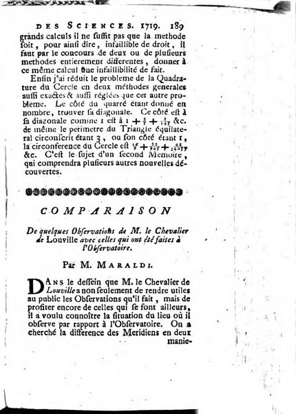 Histoire de l'Académie royale des sciences avec les Mémoires de mathematique & de physique, pour la même année, tires des registres de cette Académie.