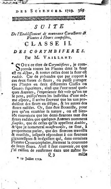 Histoire de l'Académie royale des sciences avec les Mémoires de mathematique & de physique, pour la même année, tires des registres de cette Académie.