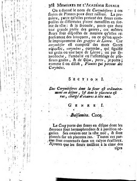 Histoire de l'Académie royale des sciences avec les Mémoires de mathematique & de physique, pour la même année, tires des registres de cette Académie.