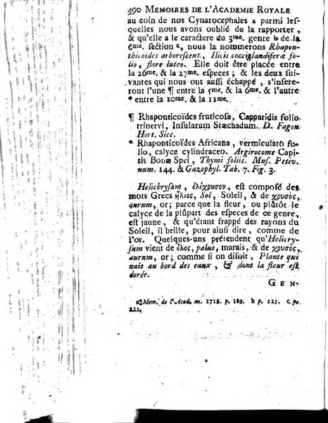 Histoire de l'Académie royale des sciences avec les Mémoires de mathematique & de physique, pour la même année, tires des registres de cette Académie.