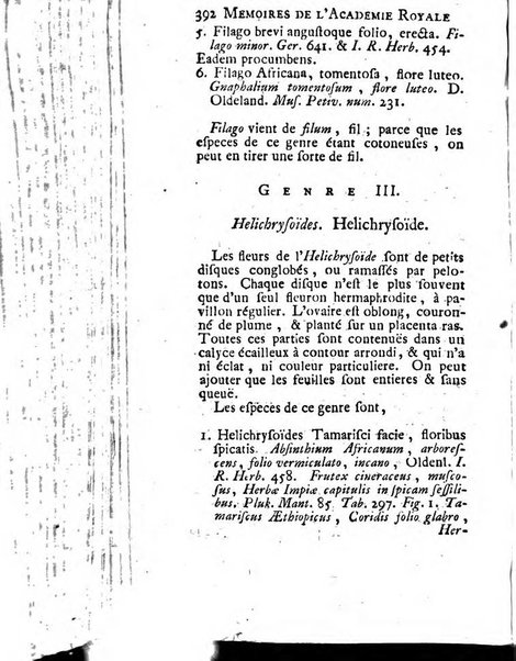 Histoire de l'Académie royale des sciences avec les Mémoires de mathematique & de physique, pour la même année, tires des registres de cette Académie.