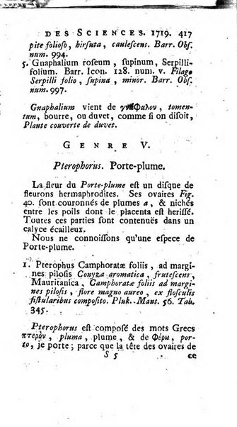 Histoire de l'Académie royale des sciences avec les Mémoires de mathematique & de physique, pour la même année, tires des registres de cette Académie.