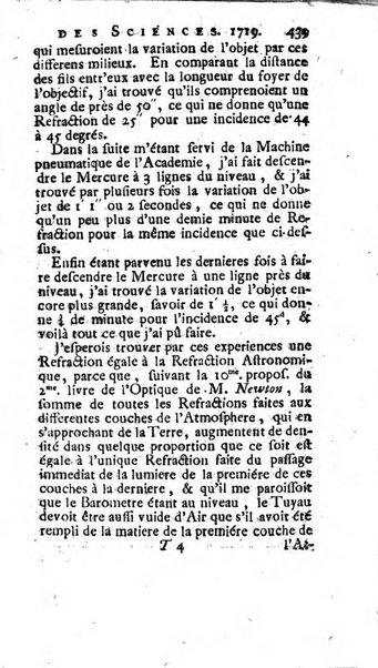 Histoire de l'Académie royale des sciences avec les Mémoires de mathematique & de physique, pour la même année, tires des registres de cette Académie.