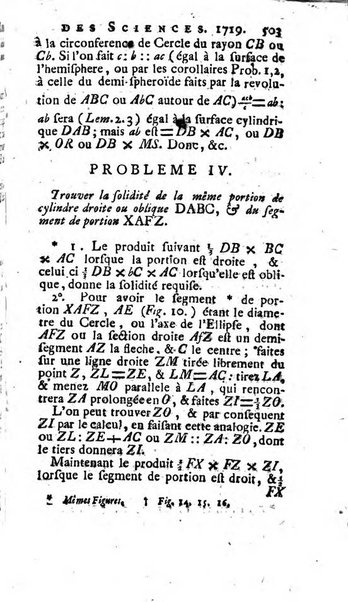 Histoire de l'Académie royale des sciences avec les Mémoires de mathematique & de physique, pour la même année, tires des registres de cette Académie.