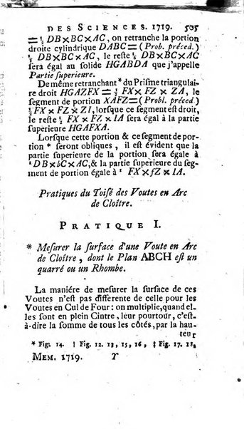 Histoire de l'Académie royale des sciences avec les Mémoires de mathematique & de physique, pour la même année, tires des registres de cette Académie.