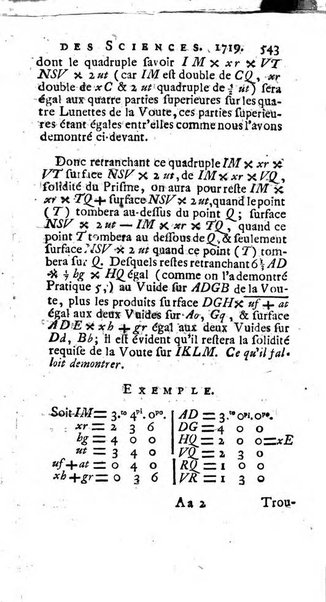 Histoire de l'Académie royale des sciences avec les Mémoires de mathematique & de physique, pour la même année, tires des registres de cette Académie.