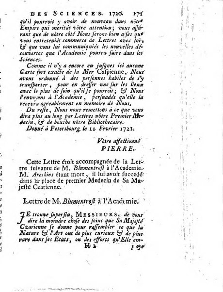 Histoire de l'Académie royale des sciences avec les Mémoires de mathematique & de physique, pour la même année, tires des registres de cette Académie.