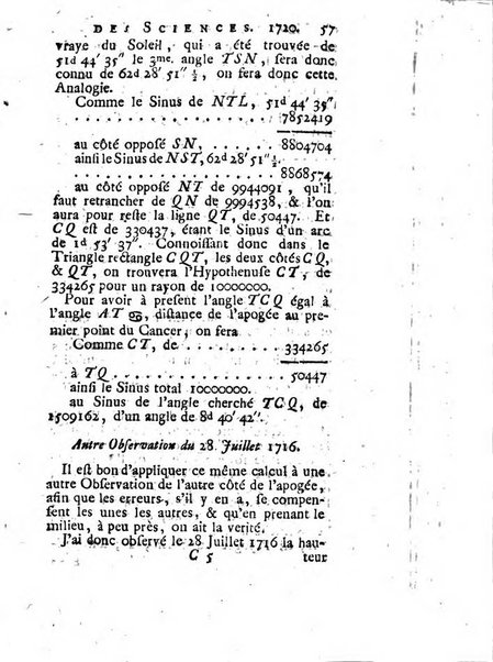 Histoire de l'Académie royale des sciences avec les Mémoires de mathematique & de physique, pour la même année, tires des registres de cette Académie.