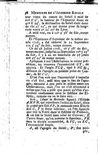 Histoire de l'Académie royale des sciences avec les Mémoires de mathematique & de physique, pour la même année, tires des registres de cette Académie.