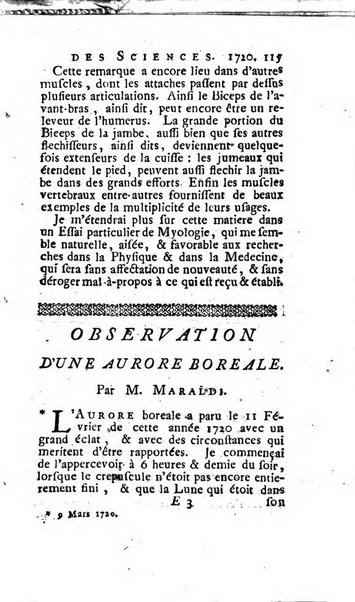 Histoire de l'Académie royale des sciences avec les Mémoires de mathematique & de physique, pour la même année, tires des registres de cette Académie.