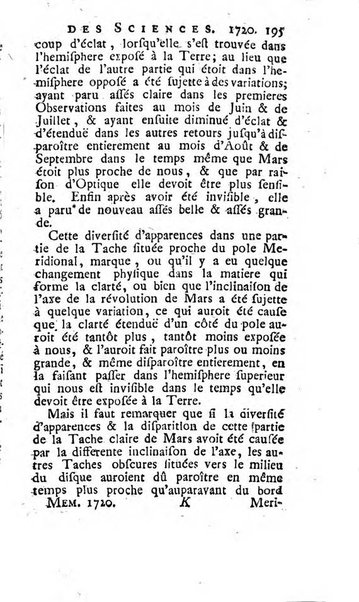 Histoire de l'Académie royale des sciences avec les Mémoires de mathematique & de physique, pour la même année, tires des registres de cette Académie.