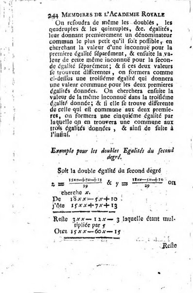 Histoire de l'Académie royale des sciences avec les Mémoires de mathematique & de physique, pour la même année, tires des registres de cette Académie.