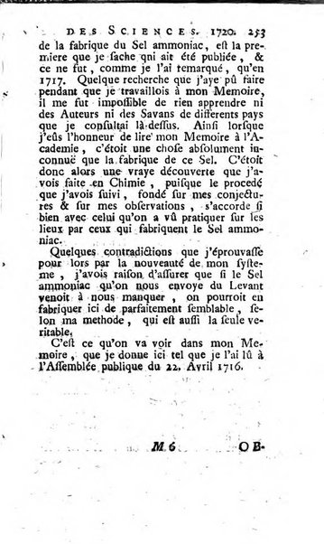 Histoire de l'Académie royale des sciences avec les Mémoires de mathematique & de physique, pour la même année, tires des registres de cette Académie.