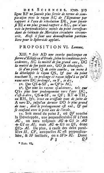 Histoire de l'Académie royale des sciences avec les Mémoires de mathematique & de physique, pour la même année, tires des registres de cette Académie.