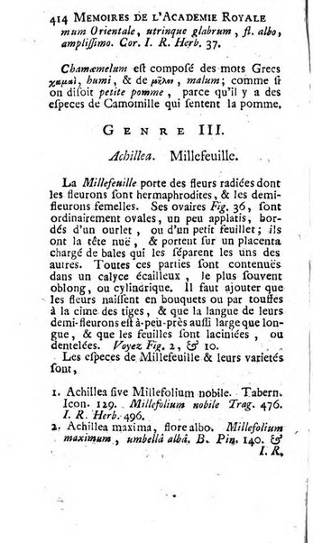 Histoire de l'Académie royale des sciences avec les Mémoires de mathematique & de physique, pour la même année, tires des registres de cette Académie.