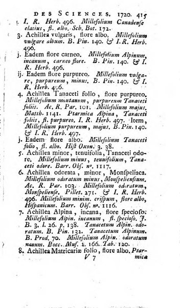 Histoire de l'Académie royale des sciences avec les Mémoires de mathematique & de physique, pour la même année, tires des registres de cette Académie.