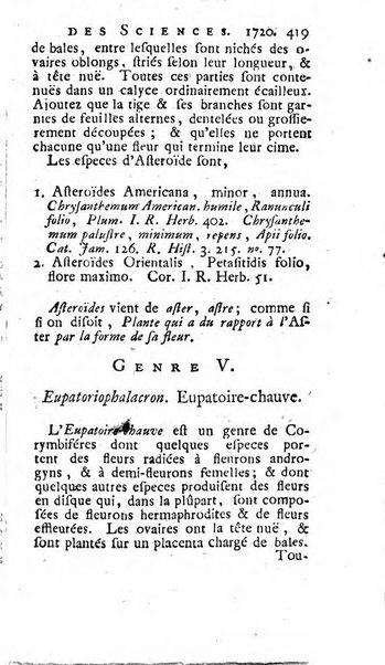 Histoire de l'Académie royale des sciences avec les Mémoires de mathematique & de physique, pour la même année, tires des registres de cette Académie.