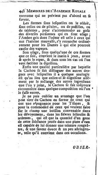 Histoire de l'Académie royale des sciences avec les Mémoires de mathematique & de physique, pour la même année, tires des registres de cette Académie.