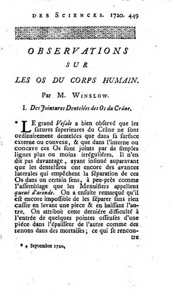 Histoire de l'Académie royale des sciences avec les Mémoires de mathematique & de physique, pour la même année, tires des registres de cette Académie.