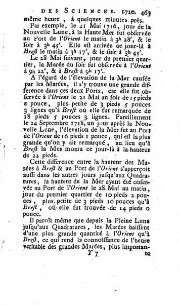 Histoire de l'Académie royale des sciences avec les Mémoires de mathematique & de physique, pour la même année, tires des registres de cette Académie.