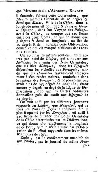 Histoire de l'Académie royale des sciences avec les Mémoires de mathematique & de physique, pour la même année, tires des registres de cette Académie.