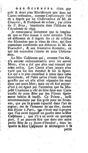 Histoire de l'Académie royale des sciences avec les Mémoires de mathematique & de physique, pour la même année, tires des registres de cette Académie.