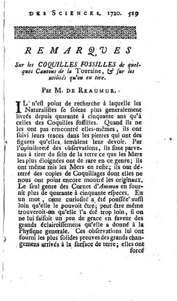 Histoire de l'Académie royale des sciences avec les Mémoires de mathematique & de physique, pour la même année, tires des registres de cette Académie.