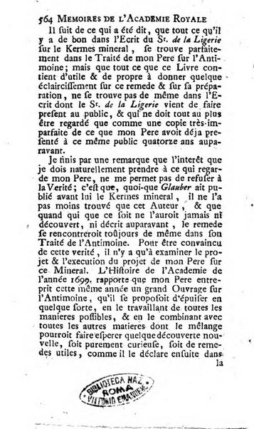 Histoire de l'Académie royale des sciences avec les Mémoires de mathematique & de physique, pour la même année, tires des registres de cette Académie.