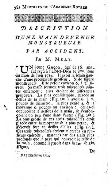 Histoire de l'Académie royale des sciences avec les Mémoires de mathematique & de physique, pour la même année, tires des registres de cette Académie.