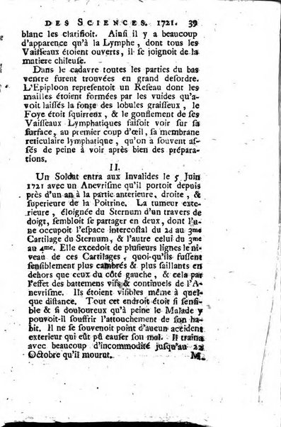 Histoire de l'Académie royale des sciences avec les Mémoires de mathematique & de physique, pour la même année, tires des registres de cette Académie.